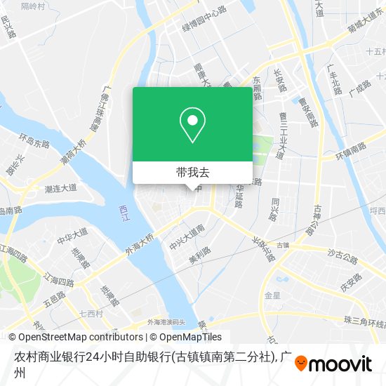 农村商业银行24小时自助银行(古镇镇南第二分社)地图