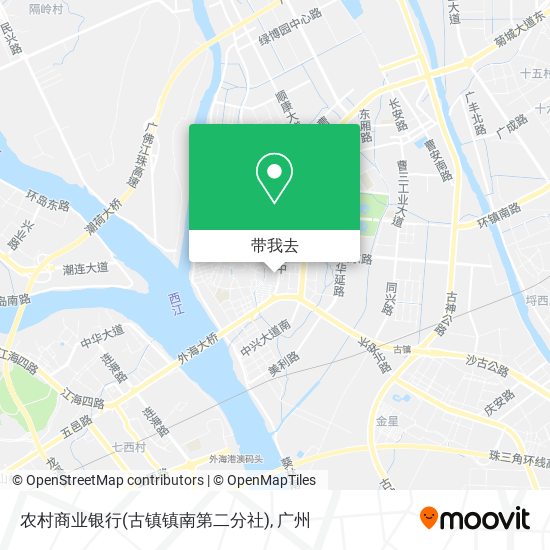 农村商业银行(古镇镇南第二分社)地图