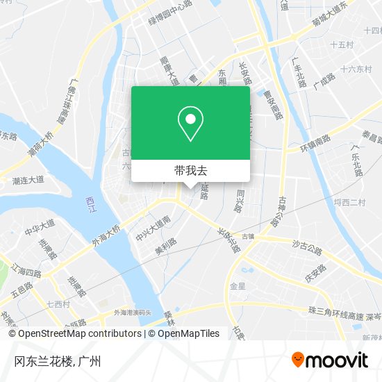 冈东兰花楼地图