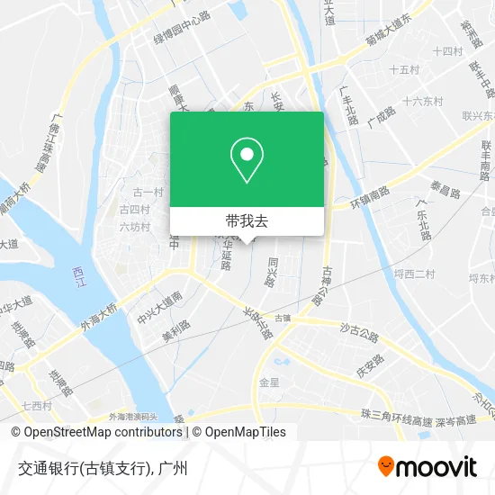 交通银行(古镇支行)地图