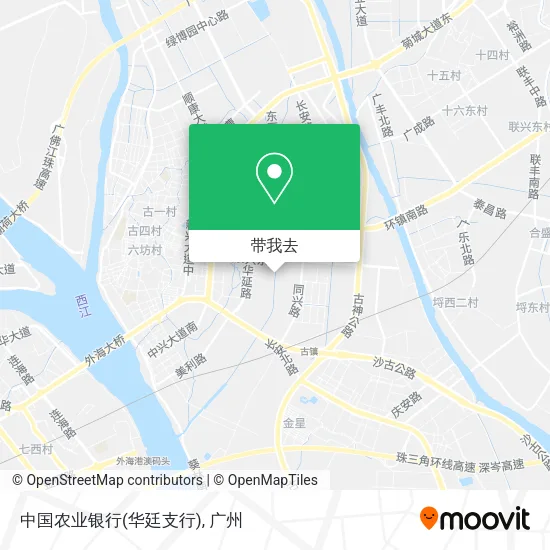 中国农业银行(华廷支行)地图