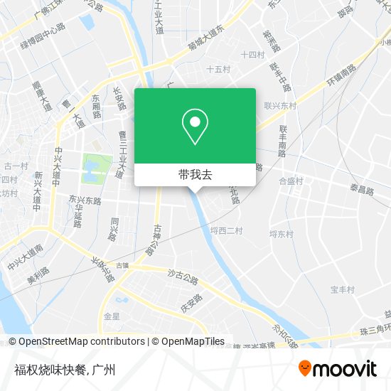 福权烧味快餐地图