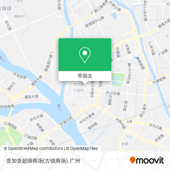 壹加壹超级商场(古镇商场)地图
