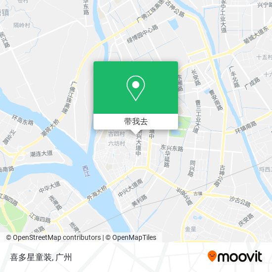 喜多星童装地图