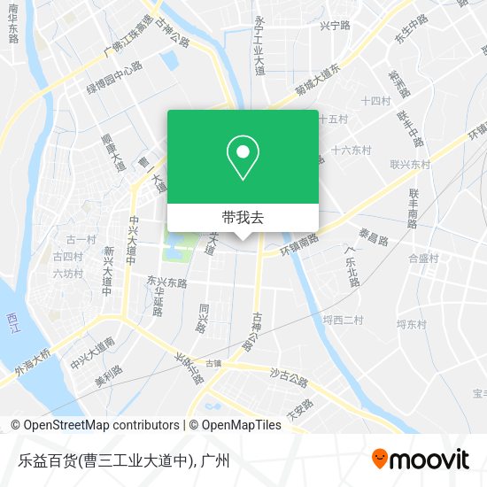 乐益百货(曹三工业大道中)地图