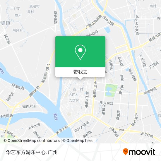 华艺东方游乐中心地图