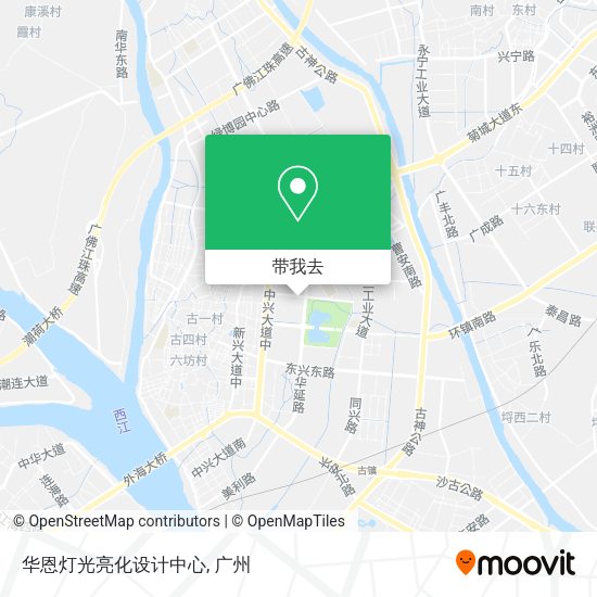 华恩灯光亮化设计中心地图