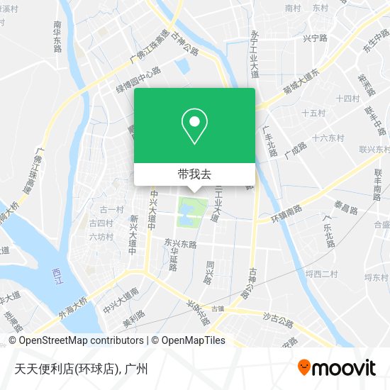 天天便利店(环球店)地图