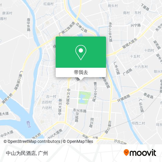 中山为民酒店地图