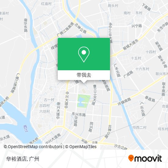 华裕酒店地图