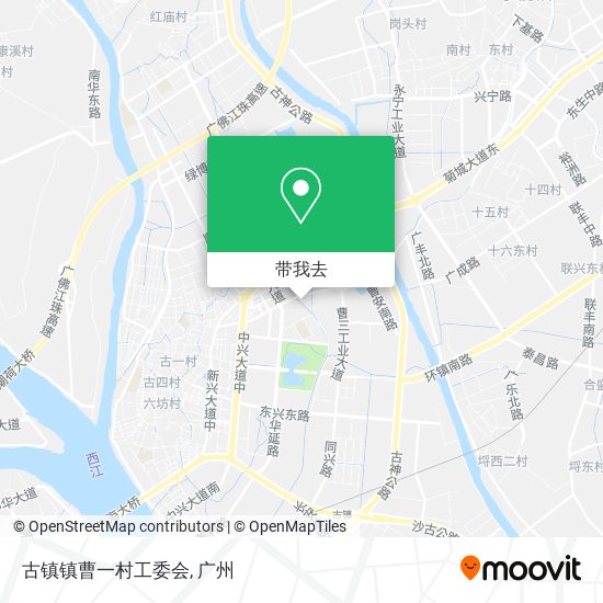 古镇镇曹一村工委会地图