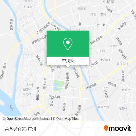 昌永发百货地图