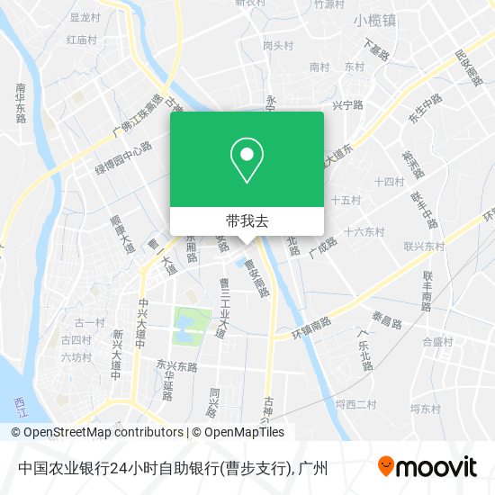 中国农业银行24小时自助银行(曹步支行)地图