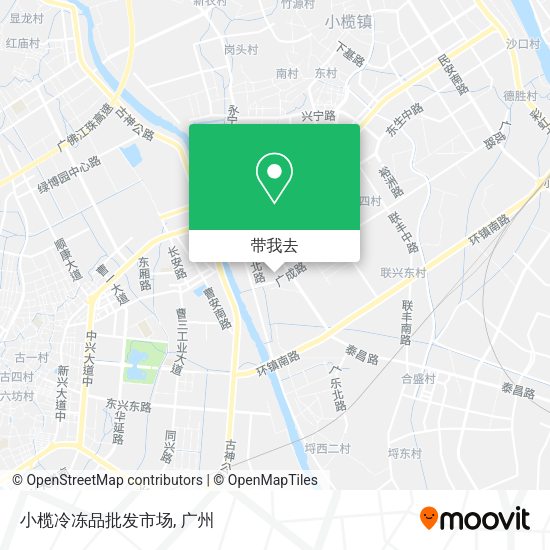 小榄冷冻品批发市场地图