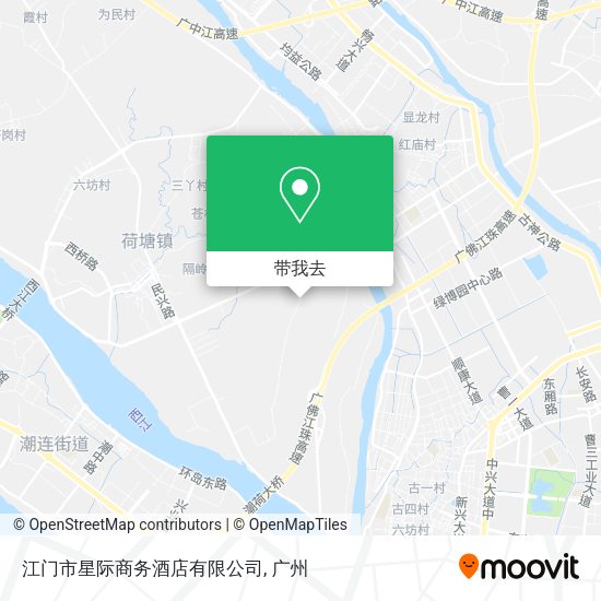 江门市星际商务酒店有限公司地图