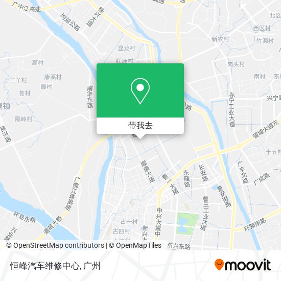恒峰汽车维修中心地图