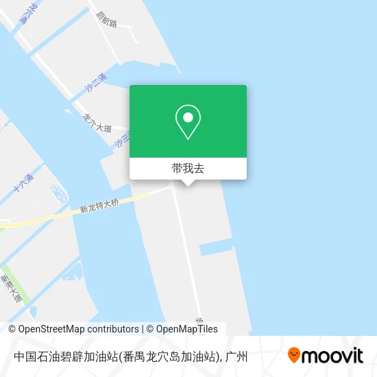 中国石油碧辟加油站(番禺龙穴岛加油站)地图
