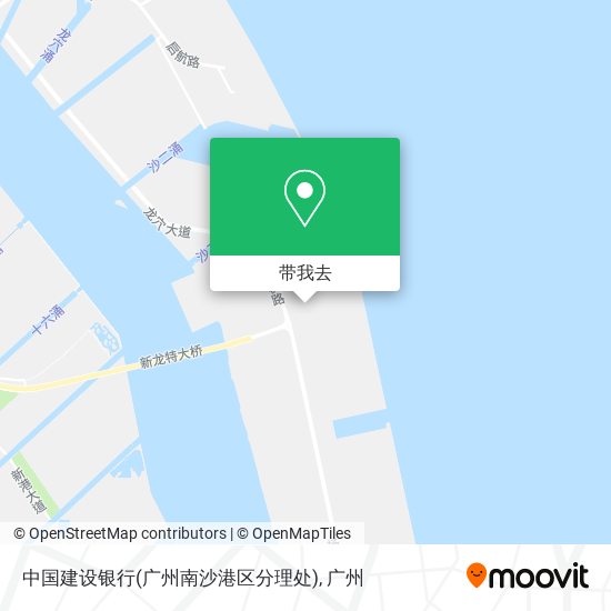 中国建设银行(广州南沙港区分理处)地图