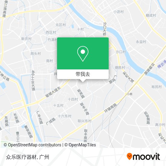 众乐医疗器材地图
