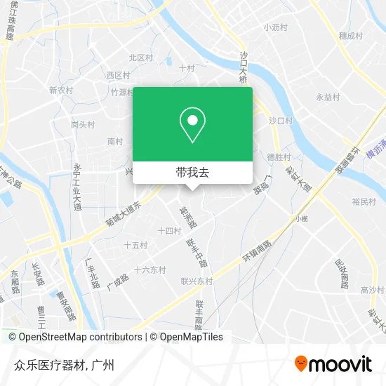 众乐医疗器材地图