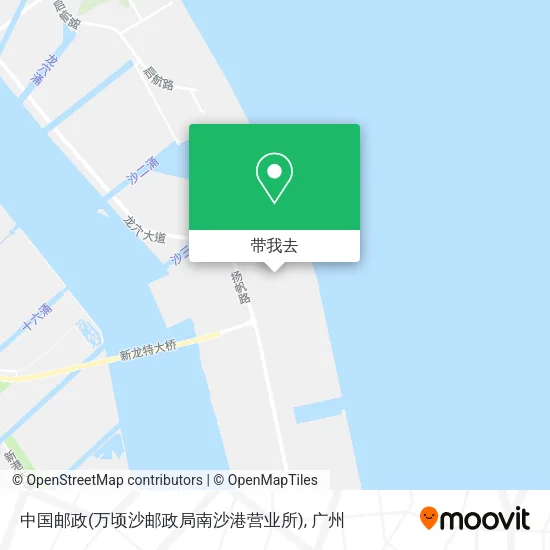 中国邮政(万顷沙邮政局南沙港营业所)地图