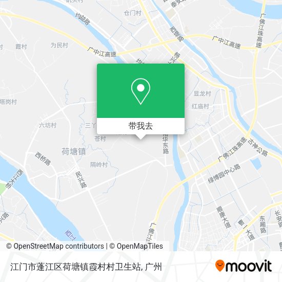 江门市蓬江区荷塘镇霞村村卫生站地图