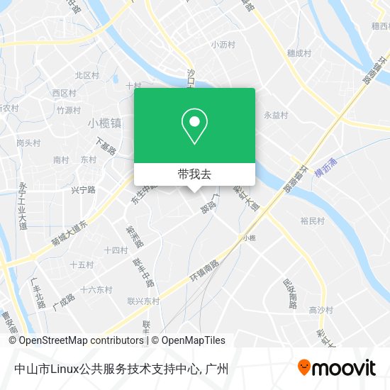 中山市Linux公共服务技术支持中心地图