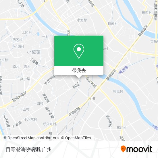 目哥潮汕砂锅粥地图