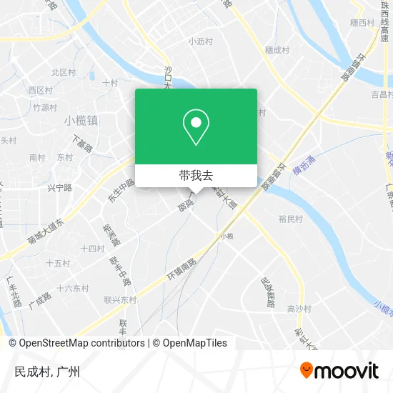 民成村地图