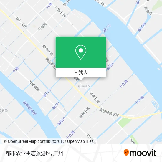 都市农业生态旅游区地图