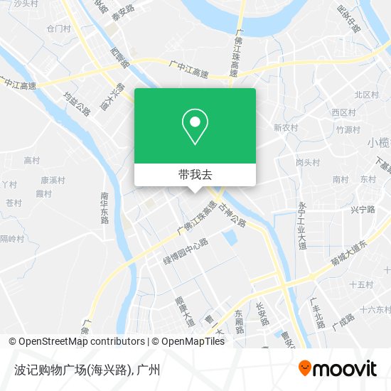 波记购物广场(海兴路)地图