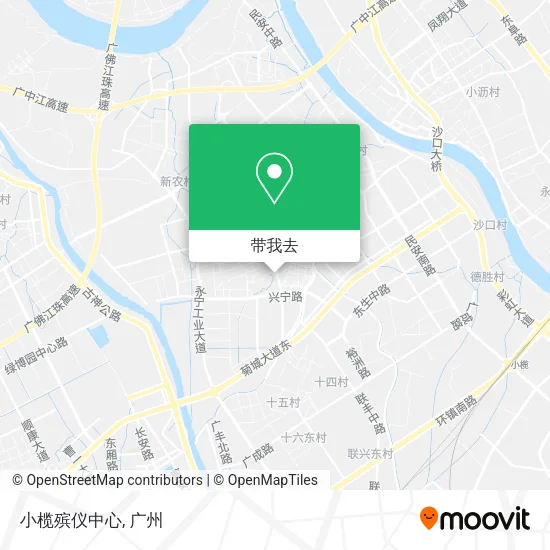 小榄殡仪中心地图