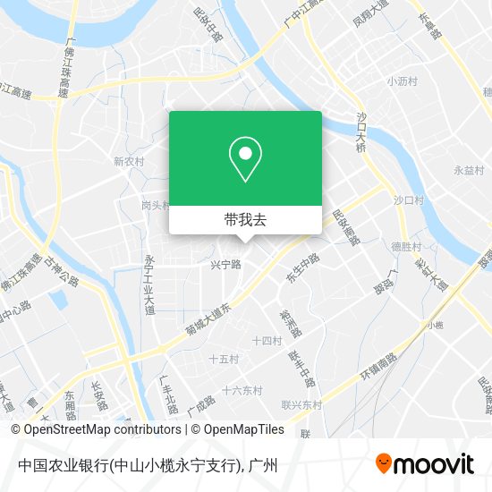 中国农业银行(中山小榄永宁支行)地图