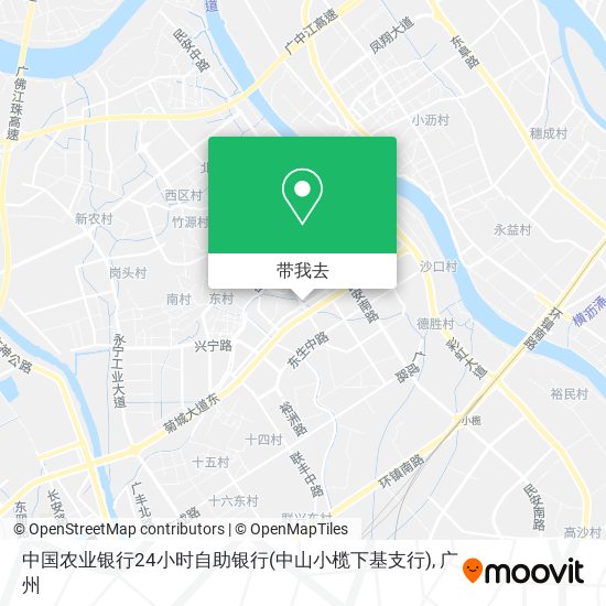 中国农业银行24小时自助银行(中山小榄下基支行)地图