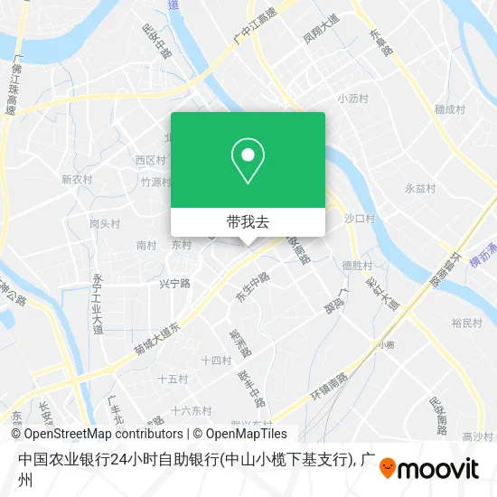 中国农业银行24小时自助银行(中山小榄下基支行)地图
