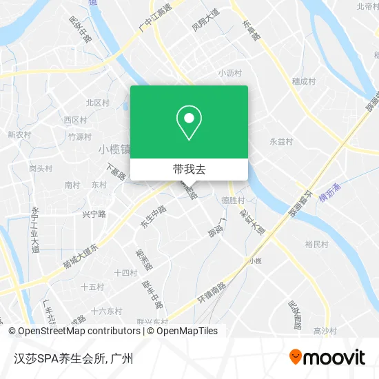 汉莎SPA养生会所地图
