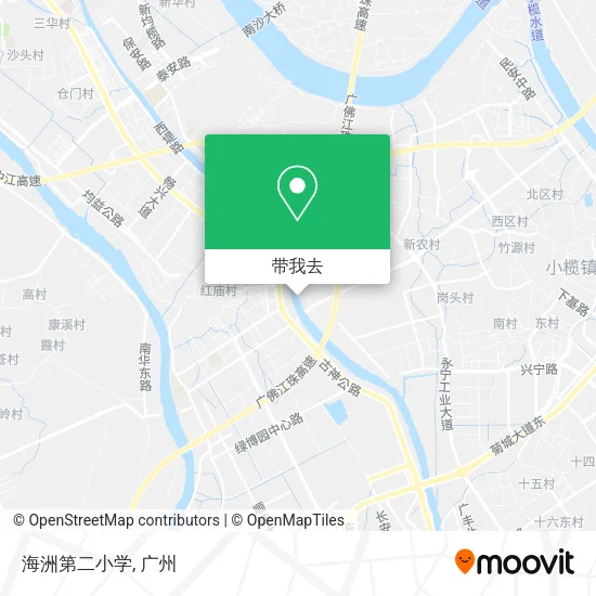 海洲第二小学地图