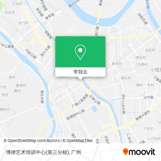 博律艺术培训中心(第三分校)地图