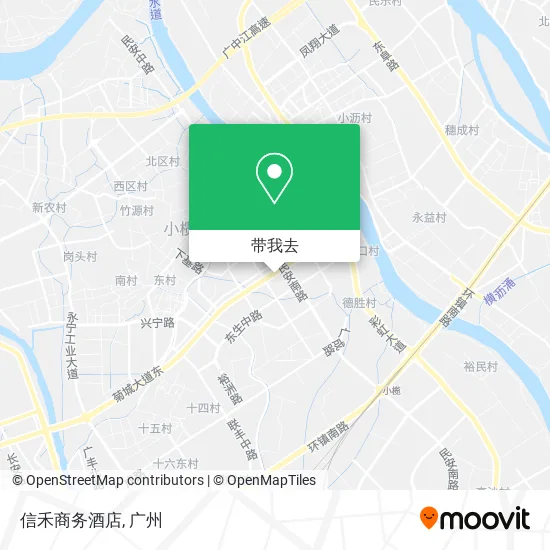 信禾商务酒店地图