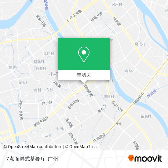 7点面港式茶餐厅地图