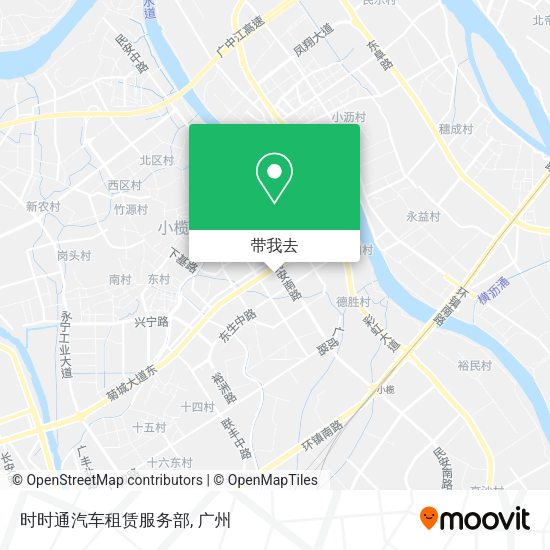 时时通汽车租赁服务部地图