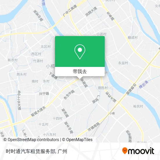 时时通汽车租赁服务部地图