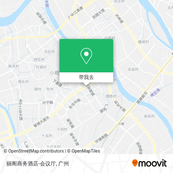 丽阁商务酒店-会议厅地图