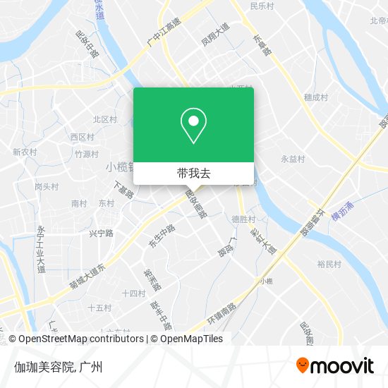 伽珈美容院地图