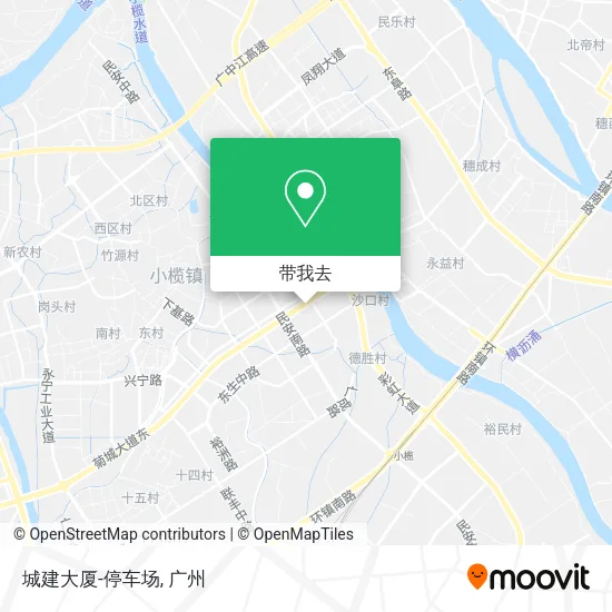 城建大厦-停车场地图
