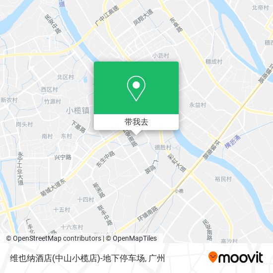 维也纳酒店(中山小榄店)-地下停车场地图