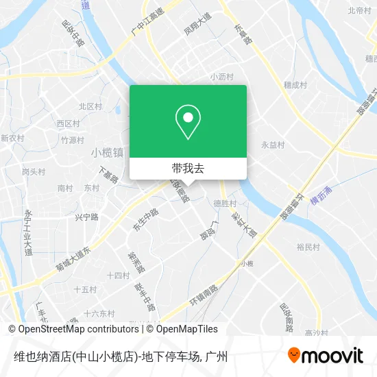 维也纳酒店(中山小榄店)-地下停车场地图