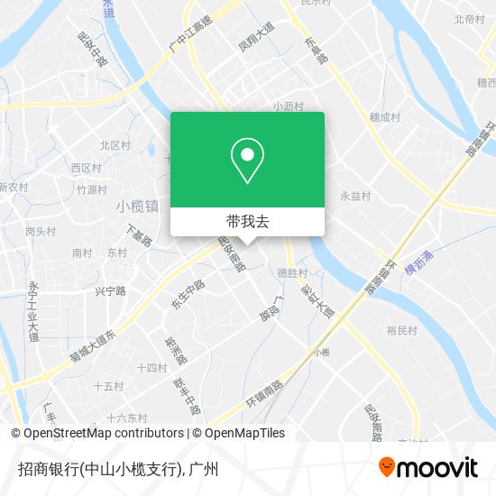 招商银行(中山小榄支行)地图