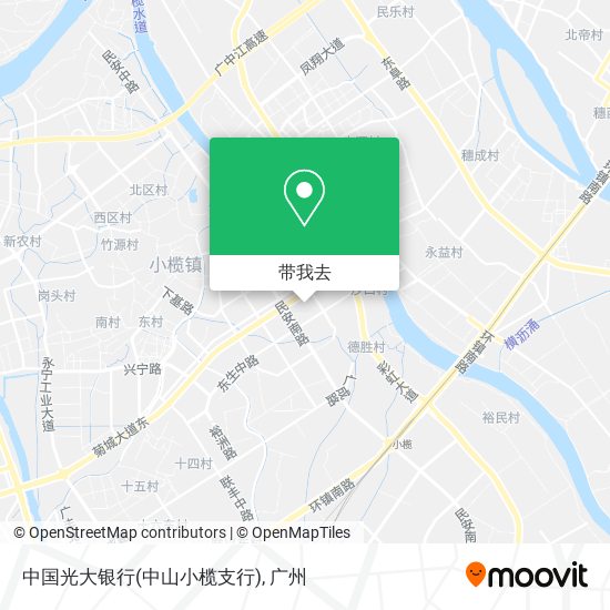 中国光大银行(中山小榄支行)地图