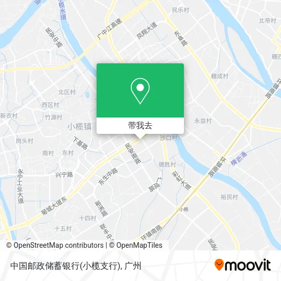 中国邮政储蓄银行(小榄支行)地图